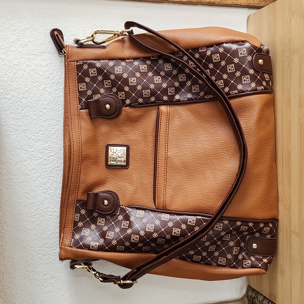 JOSE HESS Large Leather Designer Bag Tote
